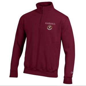 Harvard University 1/4 Zip Pullover Sweatshirt